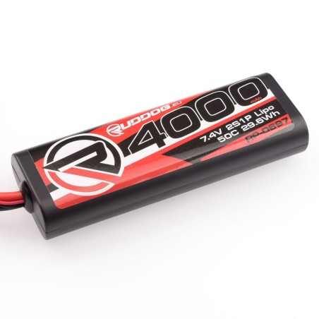 Ruddog 4000mAh 50C 7,4V Lipo Pack, Tamiya Stecker