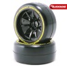 Sweep 1/10 Formula 1 Front Low profile tires pre-glued Medium X compound 27mm 2pcs