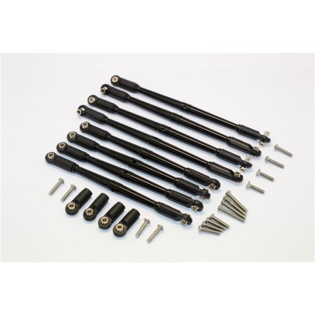 E-revo Alu Spurstangen Set schwarz GPM TRX