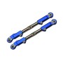 Aluminium & Edelstahl Spurstange oben vorne blau TRX Sledge