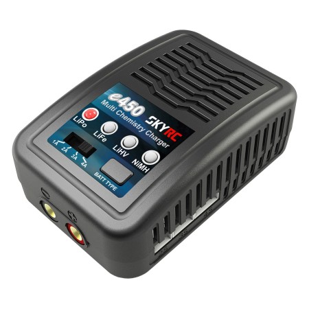 SkyRC e450 AC Ladegerät NiMh 6-8 / LiPo 2-4s 1-4A 50W