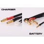RUDDOG 2S Ladekabel 60cm (4/5mm,2mm)(4mm,3PIN-EH)