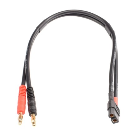 RUDDOG Stromkabel 30cm XT60 auf 4mm Bananenstecker