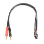RUDDOG Stromkabel 30cm XT60 auf 4mm Bananenstecker