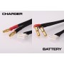 RUDDOG 4S Ladekabel 40cm (4/5mm,4S-XH)(4mm,5PIN-XH)
