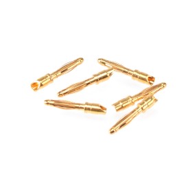 2mm Gold Plug Male (6pcs)