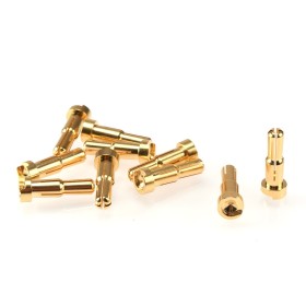 Gold Kontakt Stecker Male 10 Stk.