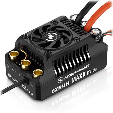 Hobbywing Ezrun MAX5 HV G2 Regler 250 Amp, 6-12s LiPo, BEC 8A