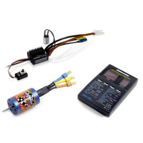 Hobbywing Ezrun SL18 Combo mit 2030-12T und Card Brushless für 1:18