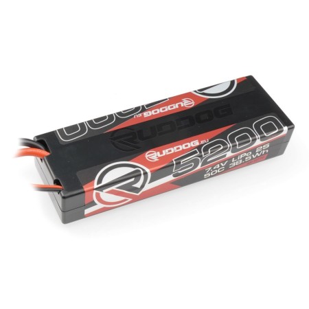 RUDDOG 5200mAh 50C 7.4V LiPo mit T-Plug